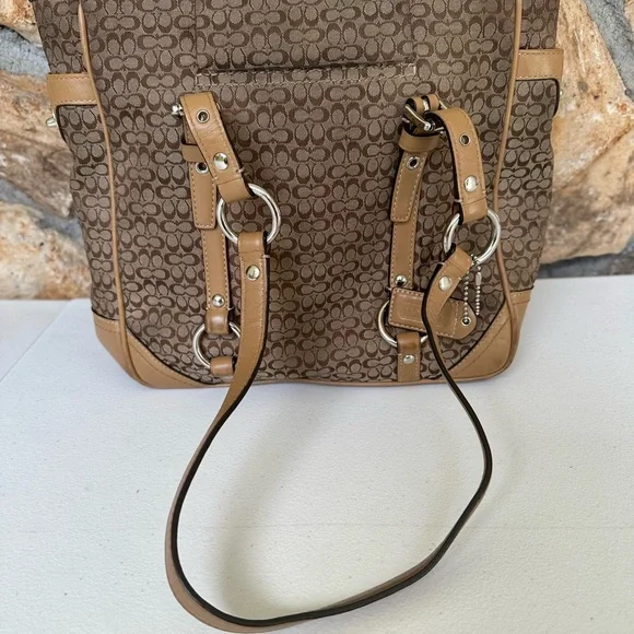 Coach Brown Medium Zip Purse - Picture 3 of 5